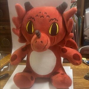 Adorable Red Dragon Plush for Kids Diggory doo